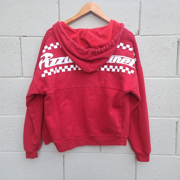 Disney | Pizza Planet Toy Story Spirit Jersey Zip Hoodie For Adults Size Small - Picture 13 of 15